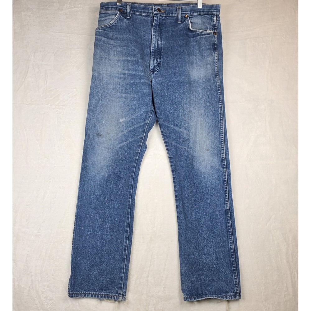 Wrangler 13MWZ Cowboy Cut Jeans Men's 40x34 Made in USA 100% Cotton